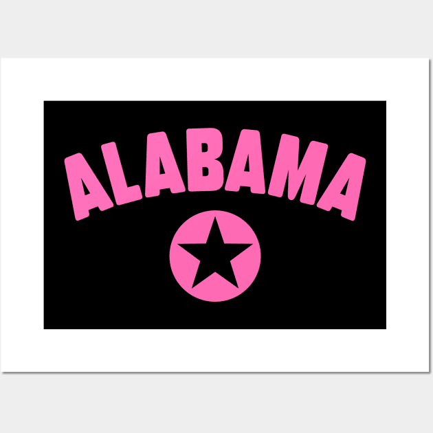 State of Alabama Wall Art by colorsplash